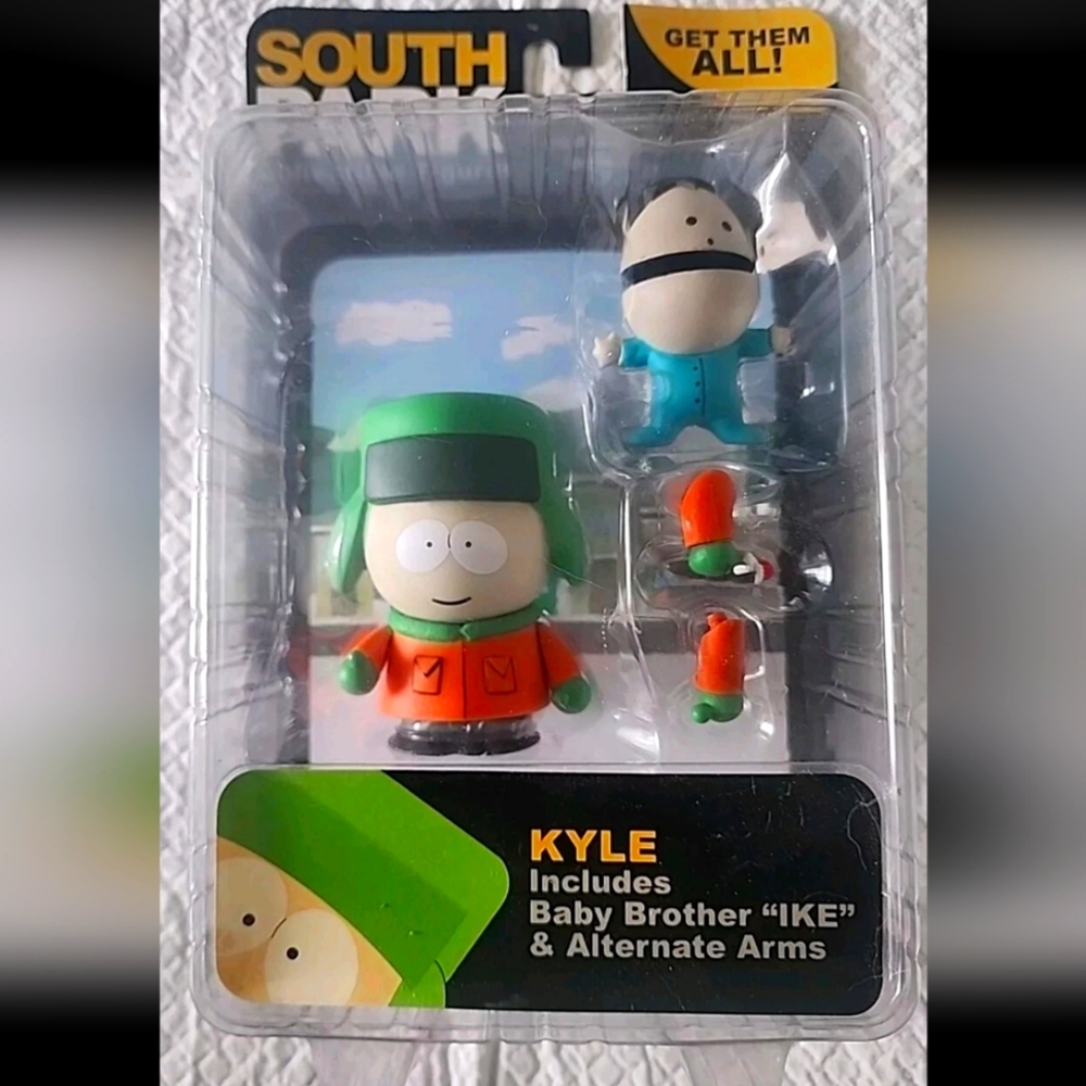 South Park Kyle and Ike Action Figure Set - Red and Green